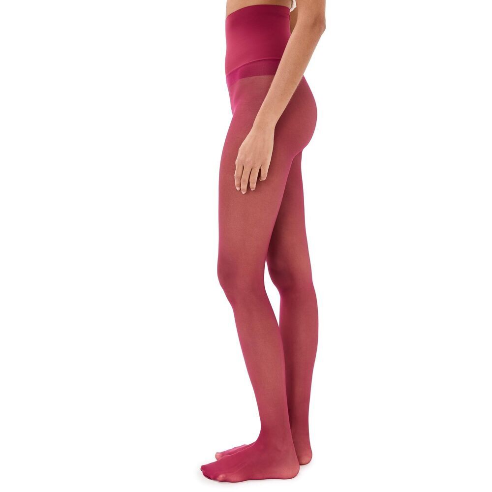 commando Women's Premier Sheer Tights Raspberry Red S - Picture 1 of 3